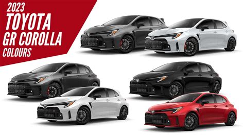 2023 Toyota GR Corolla - All Color Options - Images | AUTOBICS