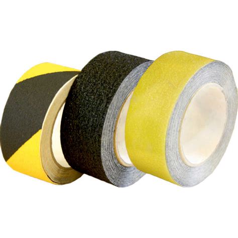 Non-slip floor tape Yellow 50mm x 18.2m | The PPE Online Shop