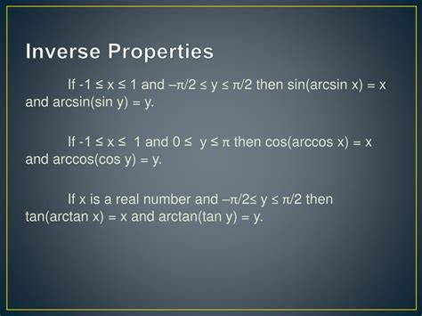 PPT - Inverse Trigonometric Functions PowerPoint Presentation, free ...