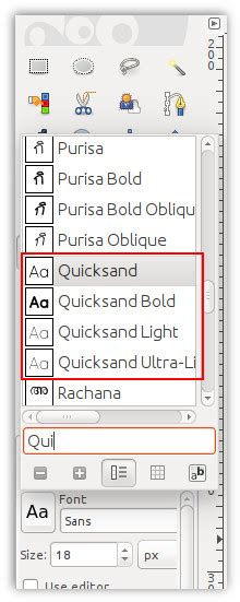 Inkscape fonts list - paasamateur