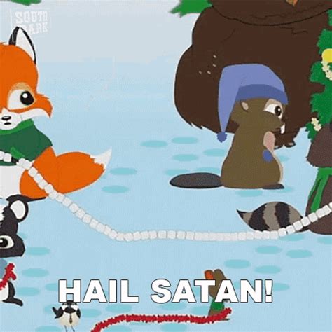 Hail Satan Woodland Critters GIF - Hail Satan Woodland Critters South Park - Discover & Share GIFs