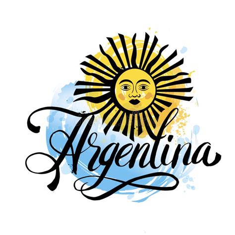 Argentina Vintage Card - Poster Vector Illustration, Argentina Flag ...