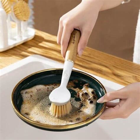 Dish Brush Set With Storage Holder 4in1 Kitchen Cleaning Brush Set ...