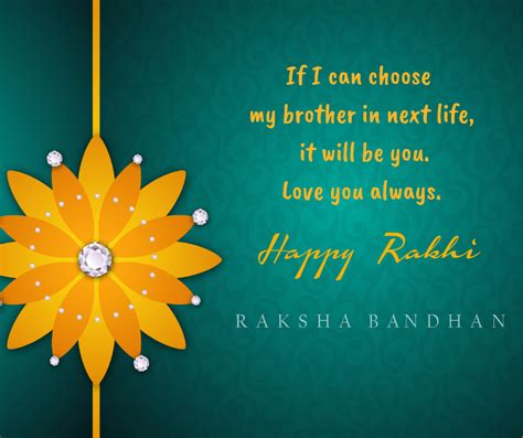 Happy Raksha Bandhan wishes and sms for brother and sister