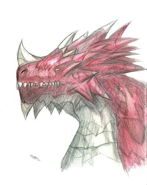 Red Dragon Head by BahamutFury82 on DeviantArt