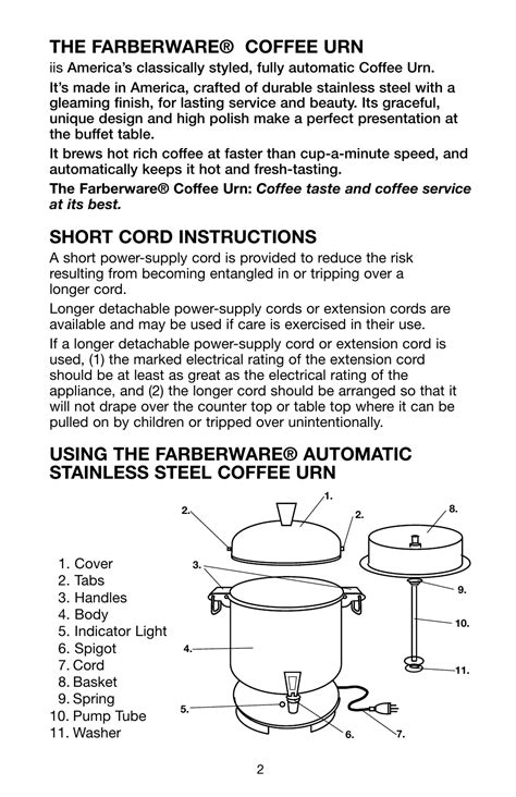 ⭐ Farberware Coffee Pot Wiring Diagrams ⭐