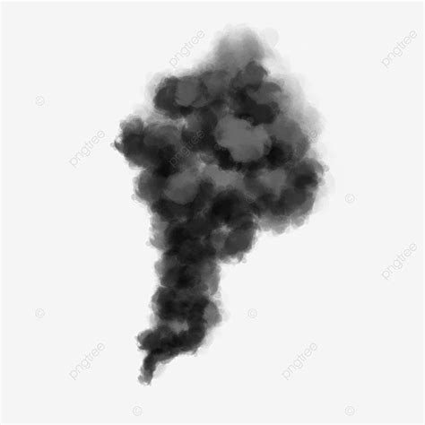 Fire Smoke White Transparent, Black Fire Smoke, Volcano, Fire, Smoke PNG Image For Free Download