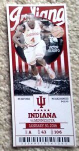 INDIANA HOOSIERS BASKETBALL TICKET STUB 15-16 BIG 10 CHAMP- MINNESOTA ...