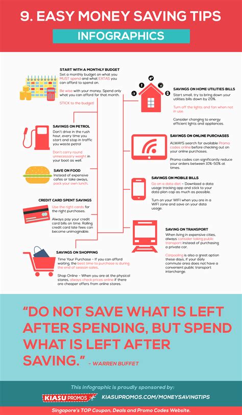 9 Easy Money Savings Tips [Infographic]