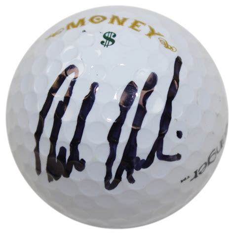 Lot Detail - Adam Hadwin Signed Slazenger Money Logo Golf Ball JSA ALOA