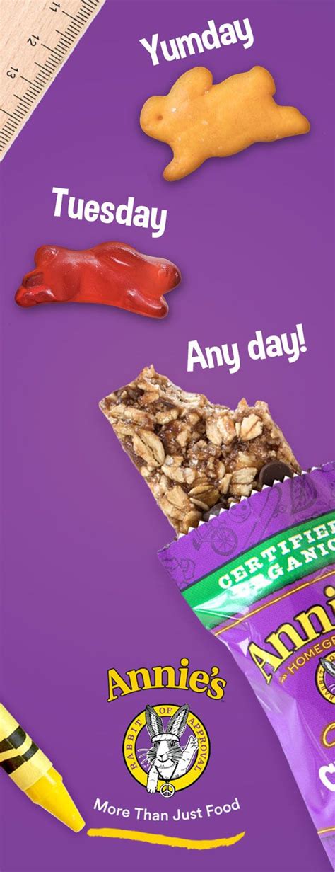 Need to step up your snack game? Annie’s has a variety of yummy bunny snacks to keep … | Dining ...