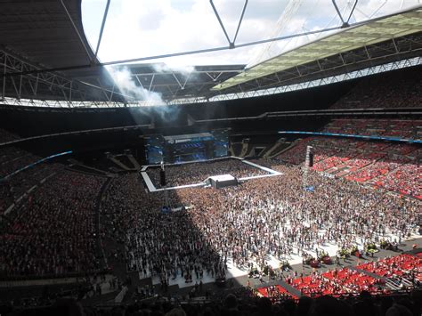 View from Wembley Stadium Block 516 Row 16 Seat 80