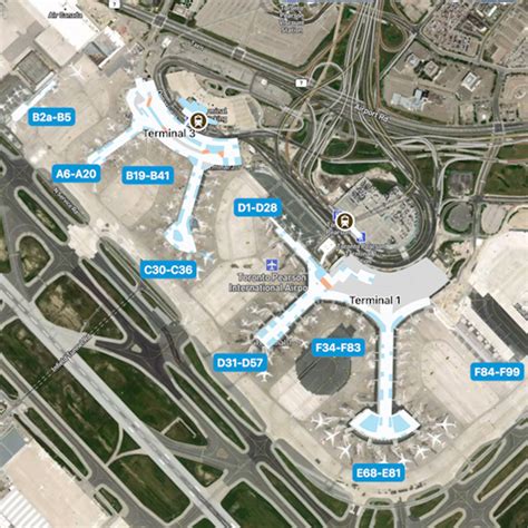 Toronto Airport Map: Guide to YYZ's Terminals