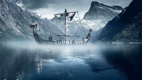 Norse - Google-søgning | Viking wallpaper, Viking ship, Viking longboat