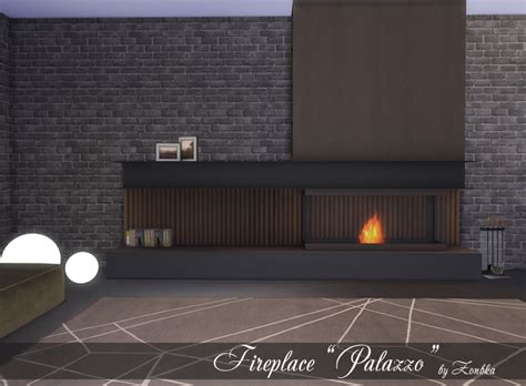 Sims 4 Cc Madern Fireplace