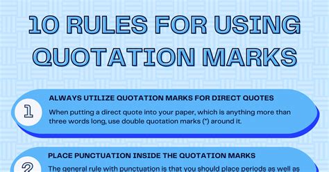 10 Quotation Marks Rules: Rules for Using Quotation Marks Perfectly ...