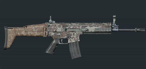 FN SCAR-L Camo 3D Model by Jayden