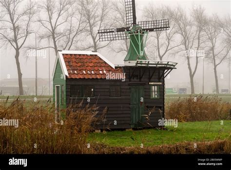 Beautiful Zaanse Schans open air museum in The Netherlands Stock Photo ...