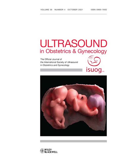 Ultrasound in Obstetrics & Gynecology: Vol 58, No 4