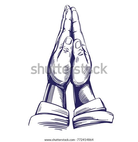 Praying Hands God Symbol Christianity Hand Stock Vector (Royalty Free) 772414864 | Shutterstock