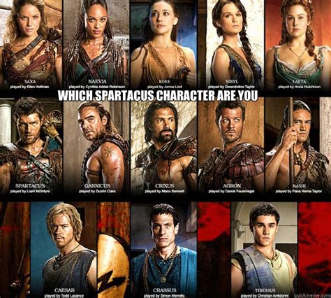 Which Spartacus Character are you - Misc - quickmeme