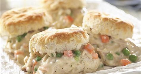 Old-Fashioned Creamed Chicken and Biscuits Recipe | Yummly