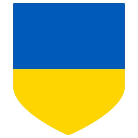 Ukraine flag in design shape. Flag of Ukraine in design shape. 25863138 PNG