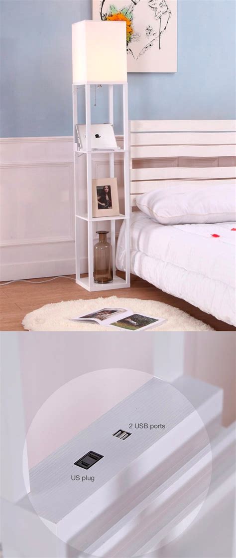 floor lamp with shelves | Interior Design Ideas