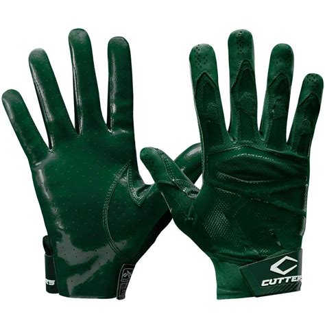 Dark Green Rev Pro 4.0 Receiver Football Gloves | Cutters Sports