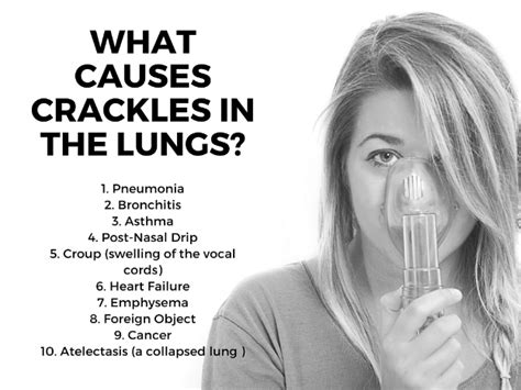 What causes lung crackles?