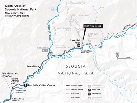 Sequoia National Park Partial Reopening November 11, 2021 - Sequoia ...