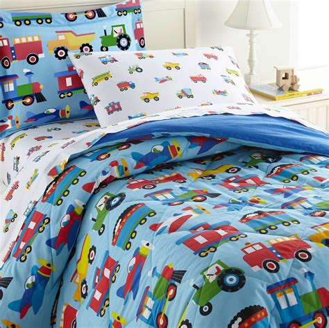 Wildkin Kids 100% Cotton Comforter Set for Boys and Girls, Includes ...