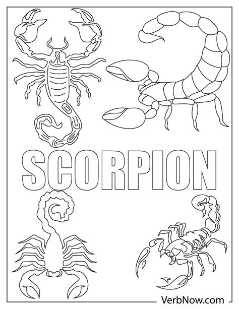 Get Over Here Scorpion Coloring Pages