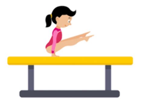 Download High Quality gymnastics clipart balance beam Transparent PNG ...