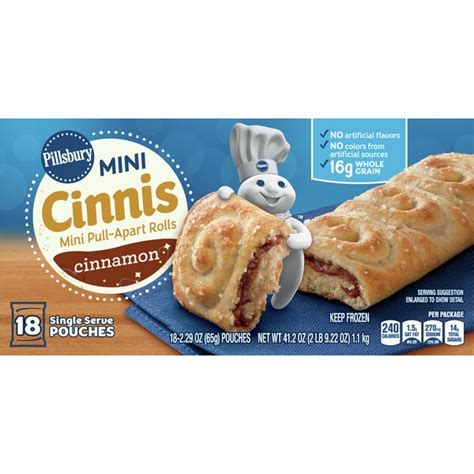 Pillsbury Mini Cinnis, Cinnamon (18 each) - Instacart