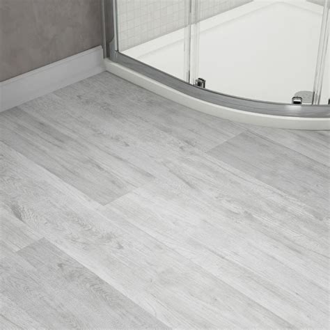 Harlow 181 x 1220mm Dove Grey Finish Vinyl Waterproof Plank Flooring ...