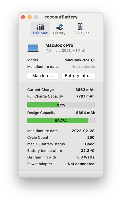 Please share the battery capacity of your Macbook Pro 2021 M1 Pro/Max ...