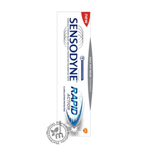 Sensodyne Rapid Action Whitening Toothpaste | Medicina Pharmacy ...