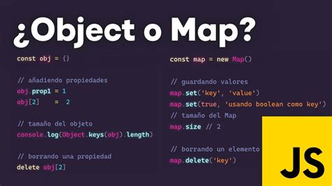 Map vs Object en JavaScript. ¿Qué son los Map y cuándo usarlos? 🤔 - YouTube