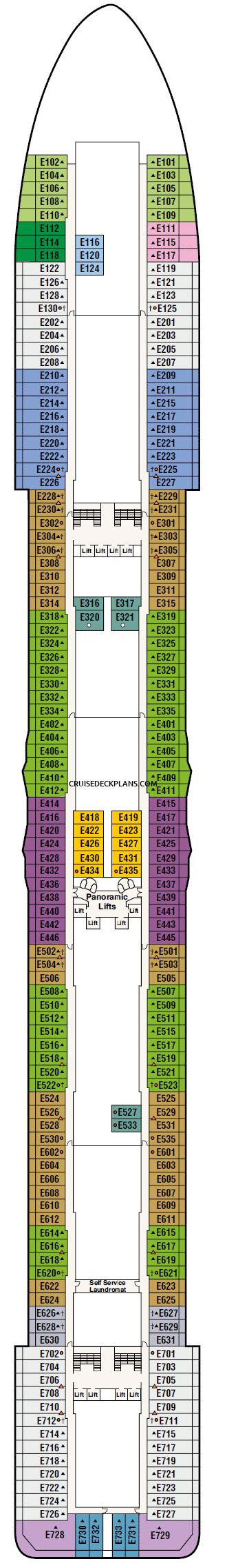 Majestic Princess Deck Plans, Diagrams, Pictures, Video