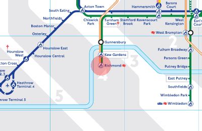 Richmond station map - London Underground Tube