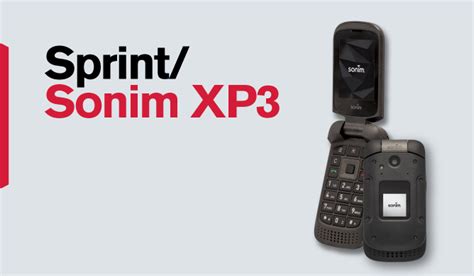 Sonim Launches New XP3 Flip Phone on Sprint's Global Network