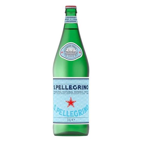 S.Pellegrino Water 1 liter Glass Bottle | Sanpellegrino