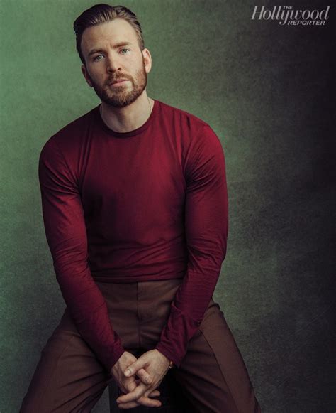 Chris Evans 2019 The Hollywood Reporter Cover Photo Shoot