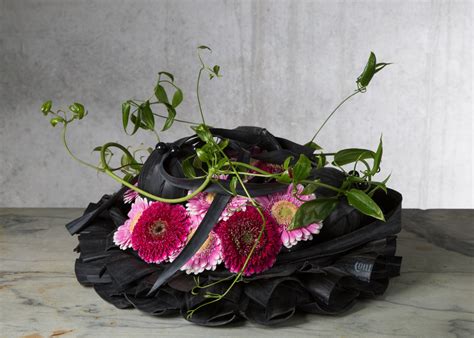 Black funeral flower arrangement | Flower Factor