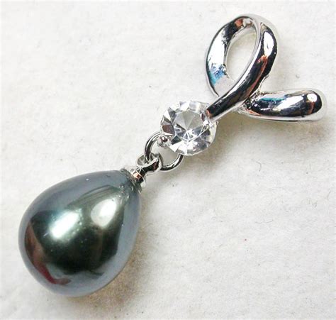 BLACK PEARL PENDANT 15.75 CTS [SJ1669]