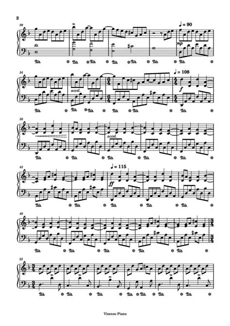 Sorrow free sheet music by Vicenzo Piano | Pianoshelf