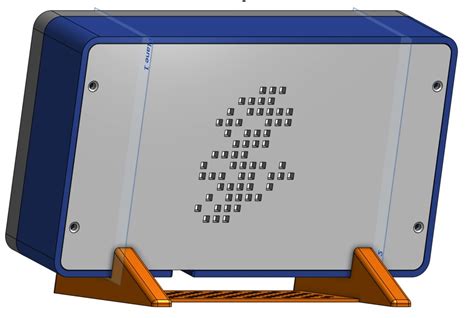 Simple Raspberry Pi touch screen case by WGS | Download free STL model ...