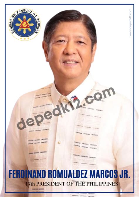 President Ferdinand "Bongbong" Marcos Jr., Poster [HI-RES] Free Download - DepEd K-12