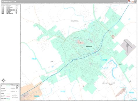 New Braunfels Zip Code Map - Map Of Rose Bowl